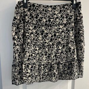 Sophie Max Black and White Bubble Mini Skirt